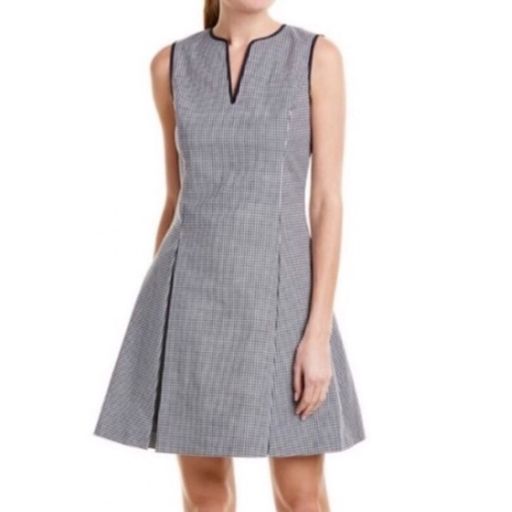 Brooks Brother Fit and Flare Pleated Dress